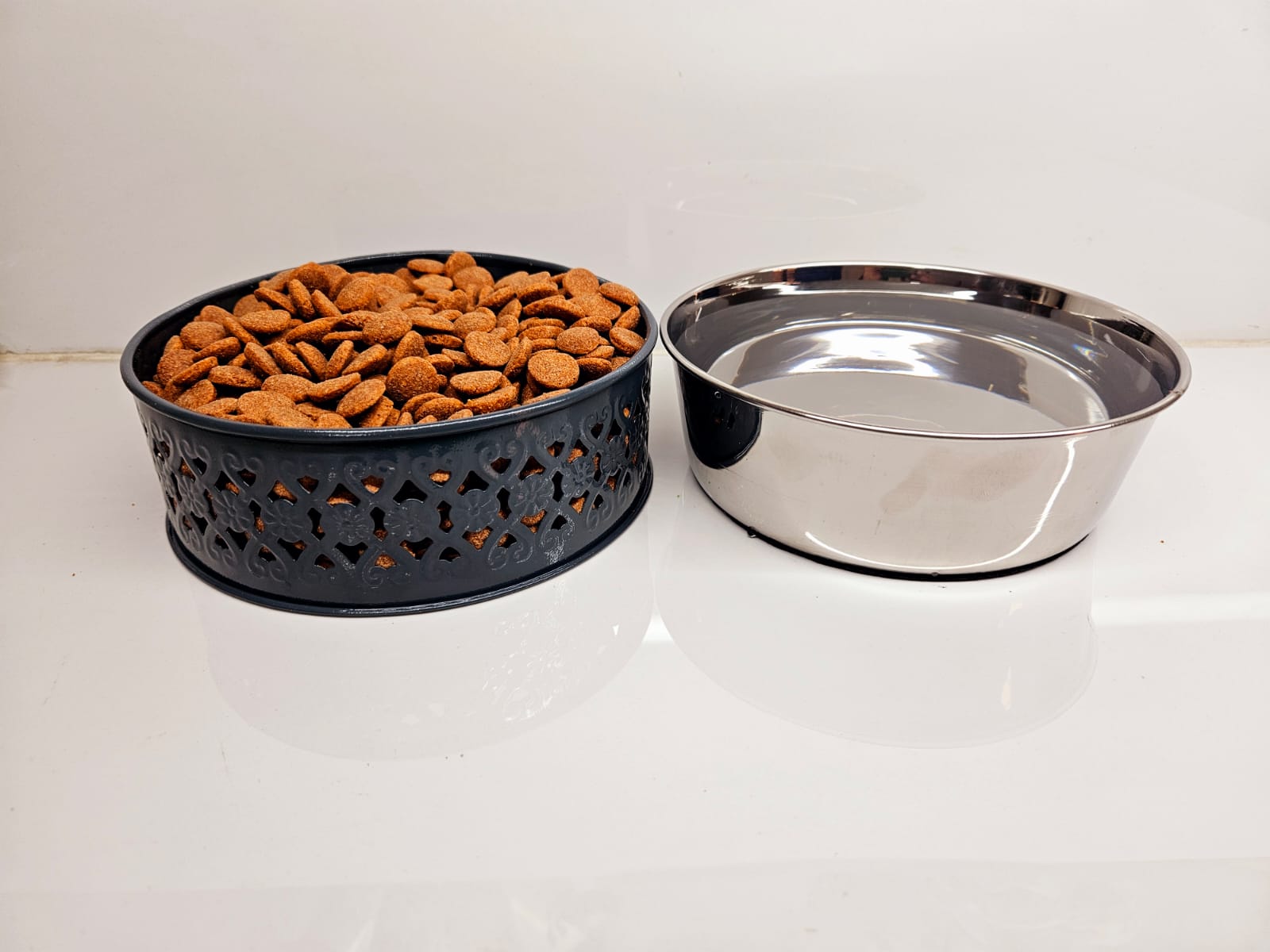 Windsor Elevated Dog Feeder with Built-In Storage – Raised Stainless Steel Bowls for Better Posture, Digestion & Organization - Advance Pets Product